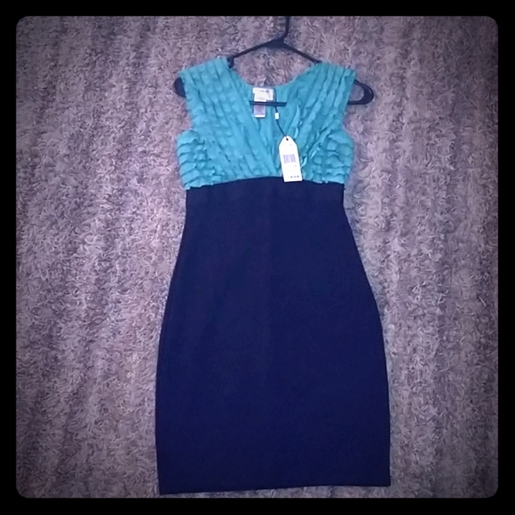 Sophie Max Dresses & Skirts - Sophie Max Charcoal Lagoon Dress